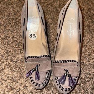 Jessica Simpson Penny loafer heels